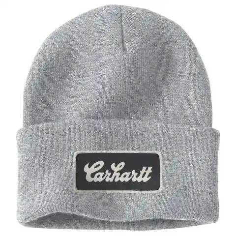 Utförsäljning Carhartt Knit Cuffed Script Patch Beanie Mössa